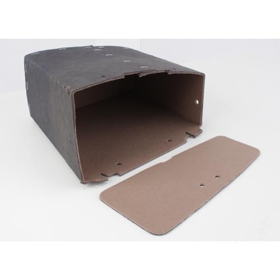 New 1935-1936 ford all bodies glove box liner, taupe material, waterproof