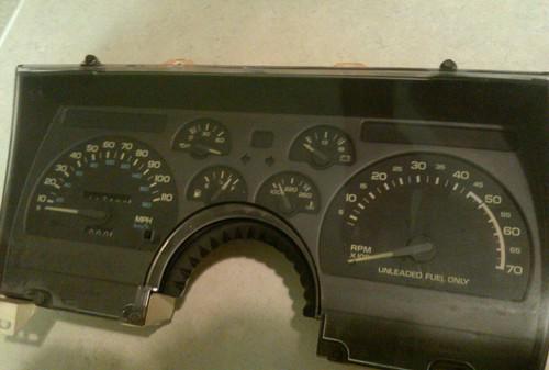 91 or 92 camaro v8 speedometer cluster reads117k