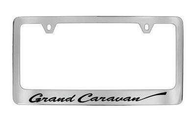 Dodge genuine license frame factory custom accessory for grand caravan style 2