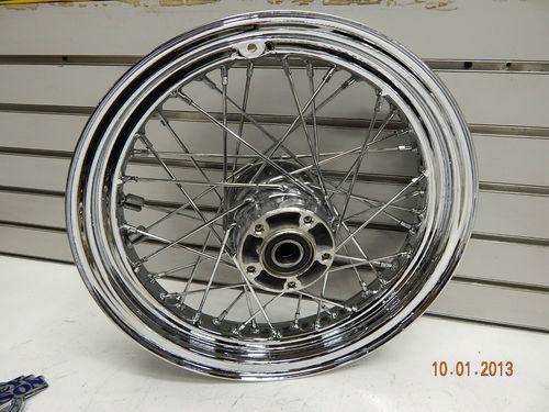Front spoke wheel harley touring 3.00 x 16 dual disc road king glide classic 00^