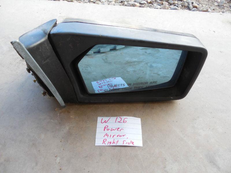 Mercedes right side power mirror w126 passenger door 126 810 76 16 heated 