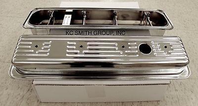 1987-current chevy v8 5-5.7 ltr chrome center bolt valve covers