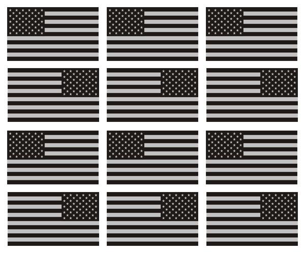 American subdued flag decal 12 2"x1.2" mirrored military hard hat sticker zu1