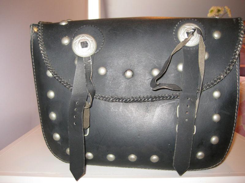 Find Vintage Motorcycle Leather Studded Saddlebags In Memphis