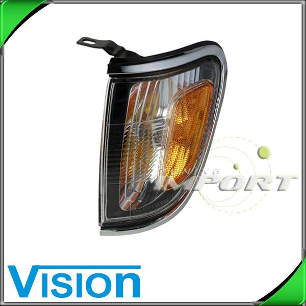 Driver left l/h side corner signal light lamp w/bright bezel 01-04 toyota tacoma