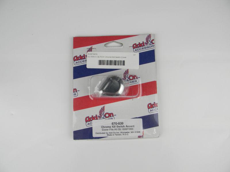 Add on chrome kill switch cover for gl1800 & gl1500 670-839