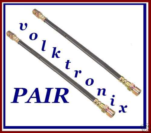 Vw volkswagen beetle bug ghia 47-68 bus transporter van rear brake hose (pair) 