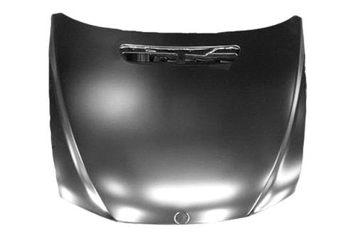 Replace bm1230122 - 02-03 bmw 7-series hood panel steel factory oe style part