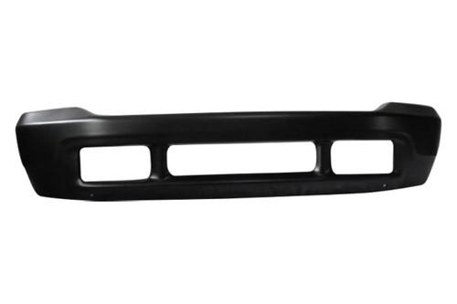 Replace fo1002376v - ford excursion front bumper face bar w lower valance holes