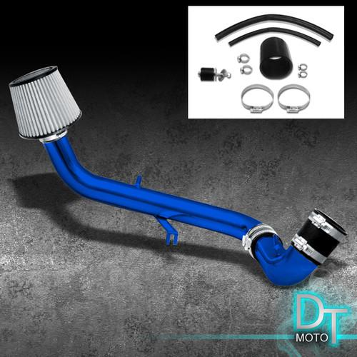 Stainless washable cone filter+cold air intake 95-99 eclipse 2.0l non turbo blue