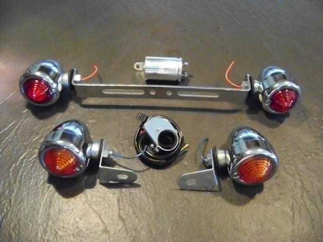 Nos  12 volt turn signal turnsignal kit honda dream ca72 ca77 cb72 cb77 cb160 