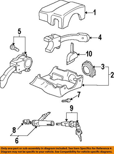 Volkswagen oem 1j0837246dinb steering column-key