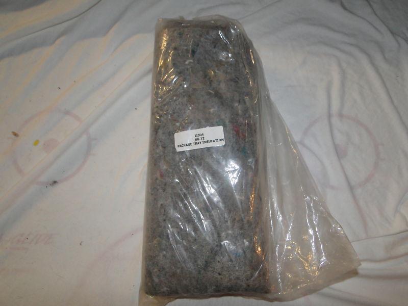 1968-72 chevy chevelle package tray insulation  brand new. 