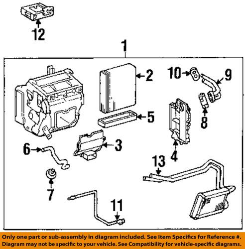 Toyota oem 8850142080 a/c evaporator core body/a/c evaporator core