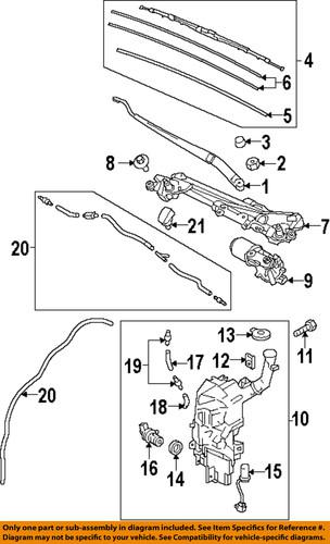 Find MAZDA OEM LC6267321A Windshield Wiper Arm/Wiper Arm in Brunswick