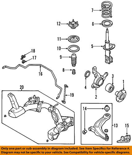 Mazda oem lc6234350c suspension control arm/control arm