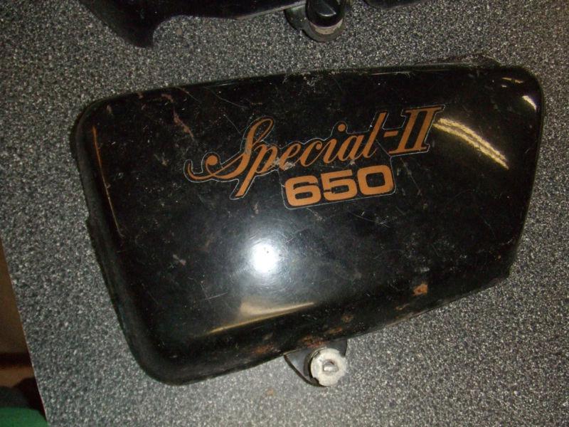 Yamaha 1980 650 special-ii side cover-stock used part