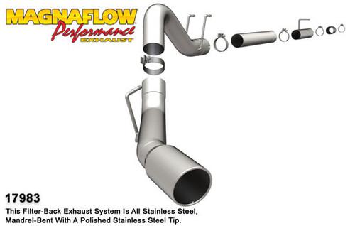 Magnaflow 17983 ford diesel 6.4l diesel, 4in pro series diesel exhaust