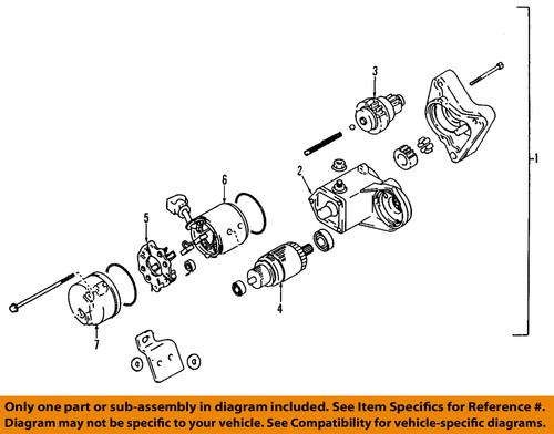 Toyota oem 281000s050 starter/starter motor