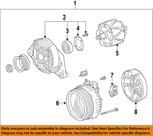 Toyota oem 270600f08084 alternator/generator/alternator