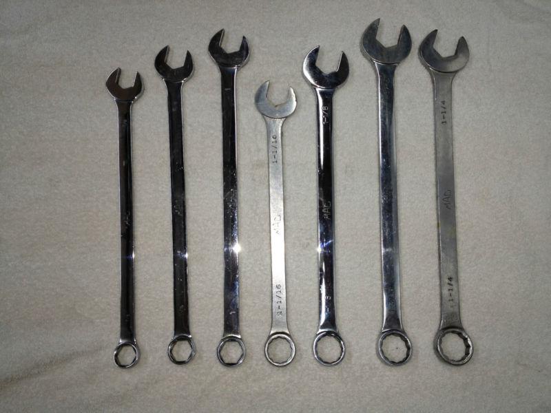 Mac tools sae combination wrench set  (7/8" - 1 1/4")