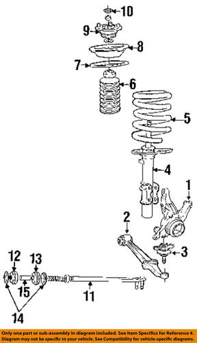 Toyota oem 4815717020 front suspension-insulator