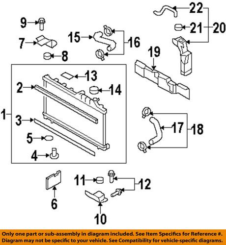 Subaru oem 45119sc020 radiator