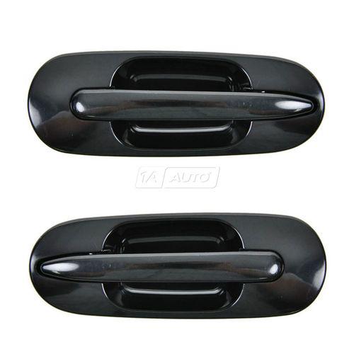 97-01 honda crv cr-v rear outer black door handle lh & rh pair set of 2 new