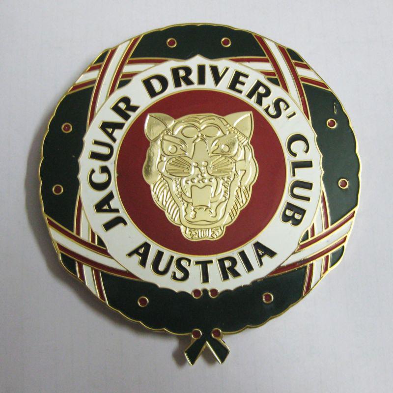 Car badge - jaguar driver's club austria car grill badge emblem logos metal enam