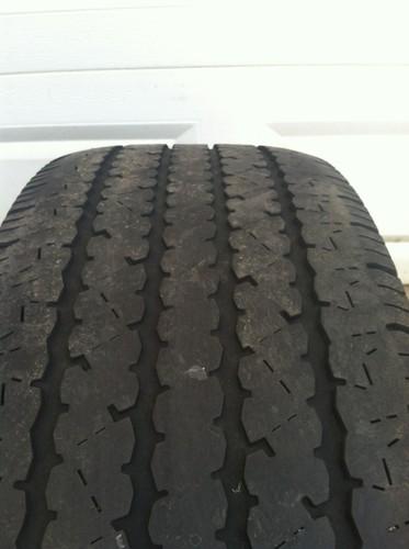 Pair of lt245/75r16 bridgestone v-steel rib 265 tires