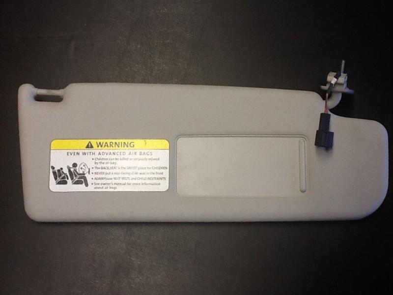 2007 07 volkswagen vw jetta replacement sun visor right passenger side grey