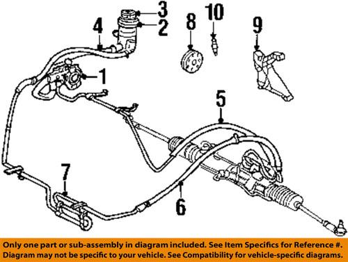 Ford oem ys4z3n824ea pump & hoses-steering-pressure switch