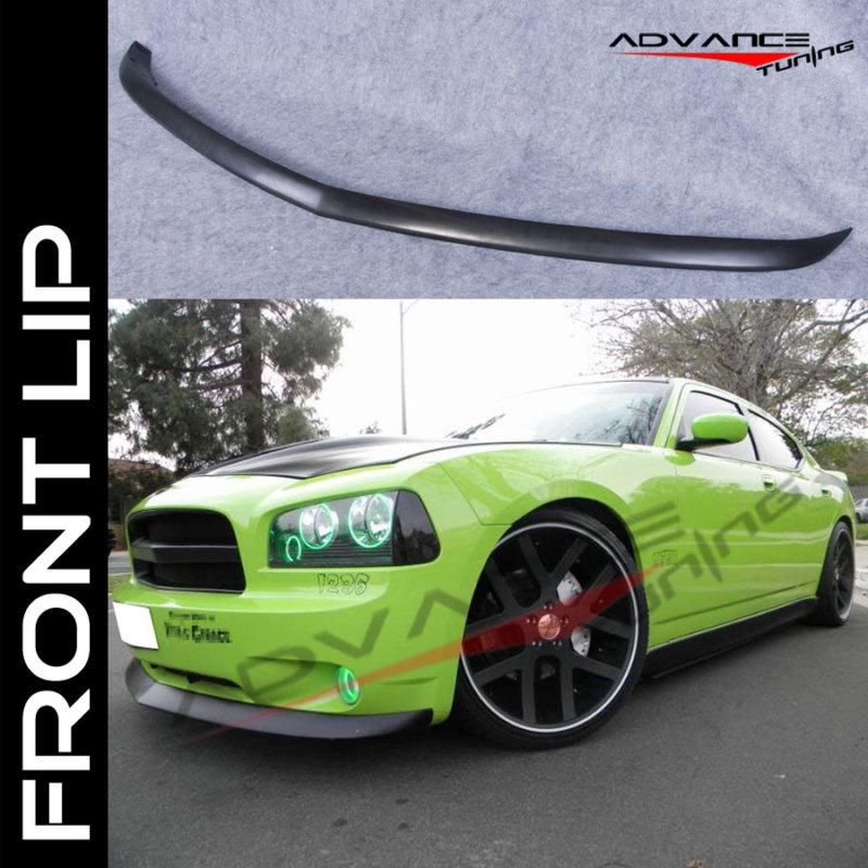 05-10 dodge charger oe style poly urethane front bumper lip spoiler body kit