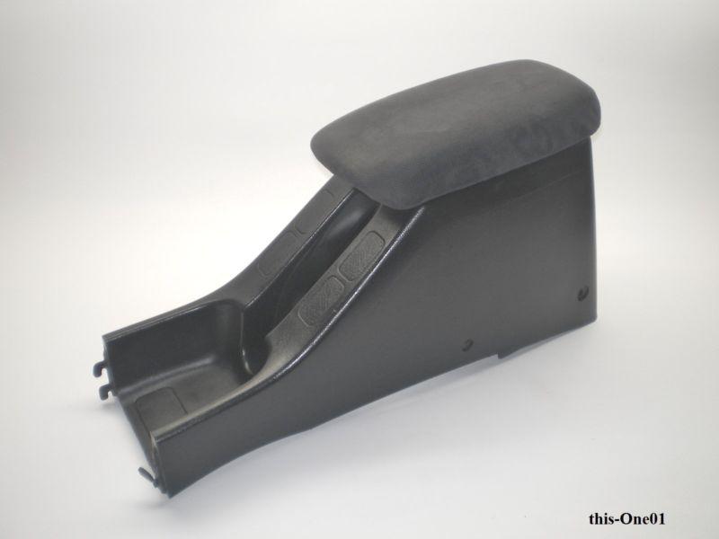 94-01 acura integra armrest emergency brake console oem black