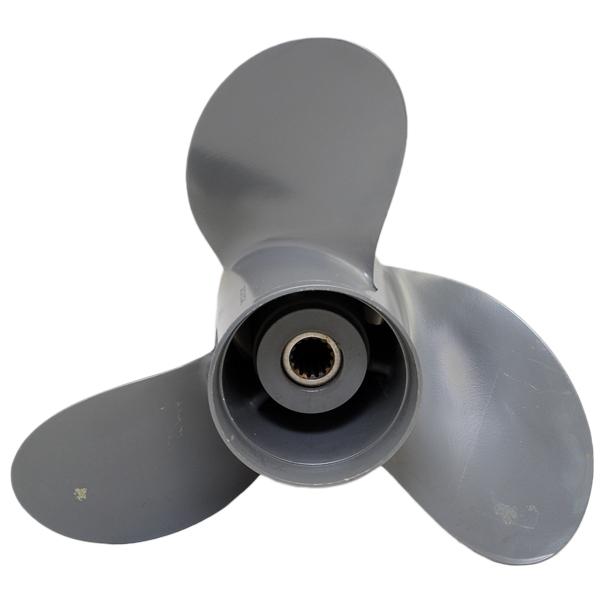 Honda 3 blade aluminum 15 1/4 inch x 15 pitch lh gray boat propeller