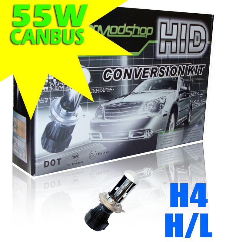 55w h4 bi-xenon hid conversion kit - canbus - vw volkswagen