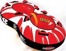 Sportsstuff crazy 8 towable - red/black/white - 48" x 78" 53-1450