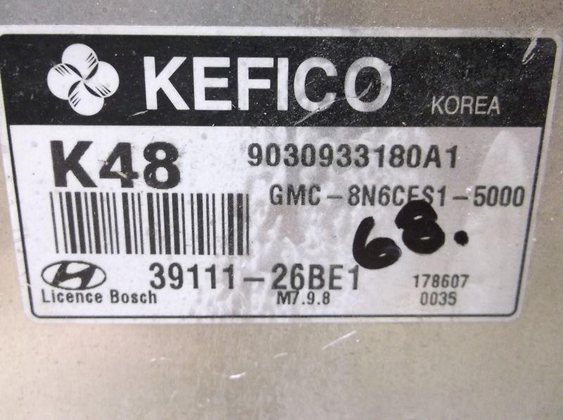 2008..08 hyundai accent 1.6l cvvt m/t . engine control module..ecu..ecm..pcm