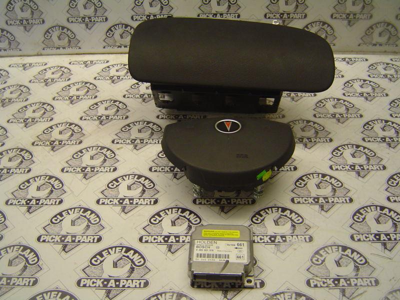 04-06 pontiac gto oem driver & passenger air bags w/ control module assembly