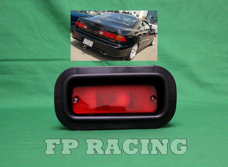 94-01 acura integra jdm style red rear bumper foglight kit type r (bumper light)