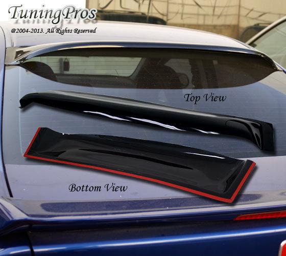 2003-2007 03-07 honda accord 4dr window deflector rear roof visor wing spoiler