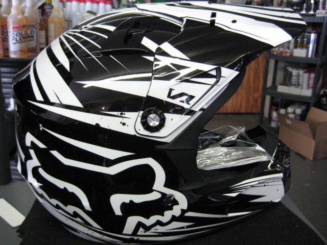 Fox undertow helmet black white size xl