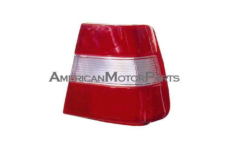 Right passenger replacement red/clear outer tail light 95-98 volvo 940 960 s90