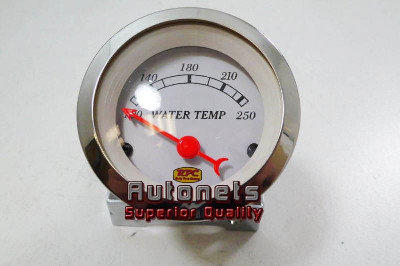 Classic mechanical 2 1/16" water temp gauge street hot rod chevy ford chrysler