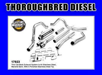 Magnaflow pro series stainless exhaust - 05-07 6.0 ford 4" turboback