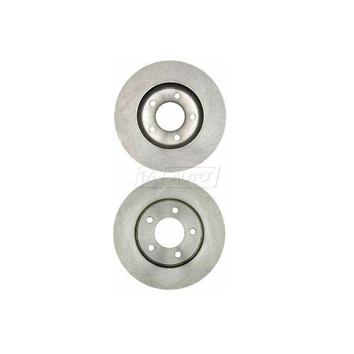 Grand caravan front disc brake rotor pair set raybestos