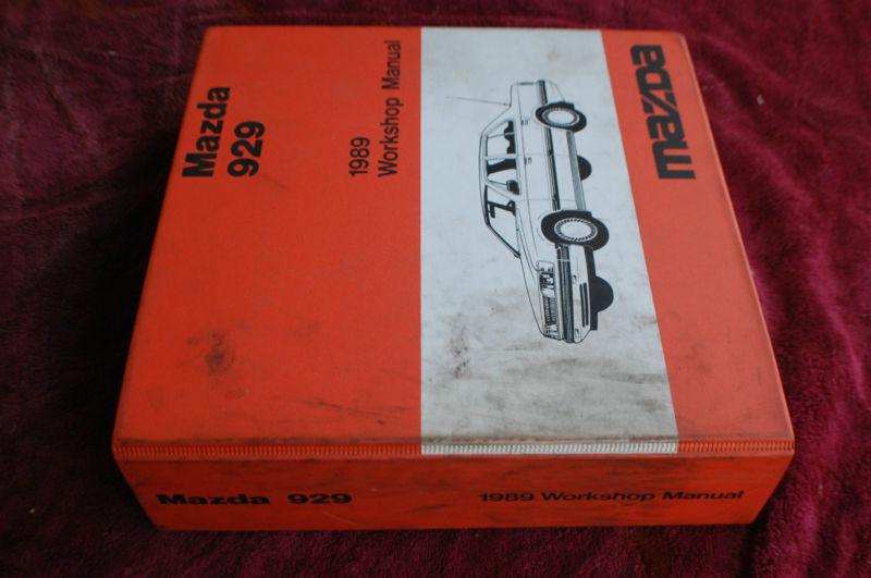 Mazda 929 workshop factory service manual  1989 929   '89