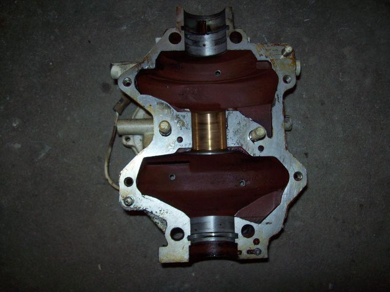 1959 10 hp johnson evinrude omc outboard front half crank case motor engine