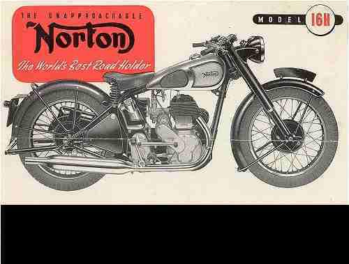 Norton 16 h big 4 es 2 maintenance repair manuals - motorcycle operation service