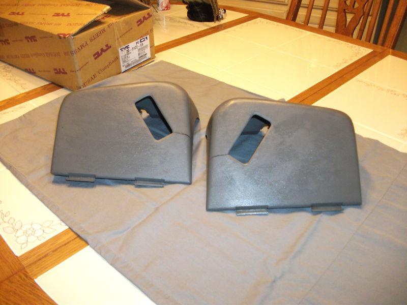 1989-1992 trans am/firebird camaro seat belt covers trim (grey)